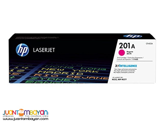 HP TONER Colored CF403A / HP 201 MAGENTA - for sale 