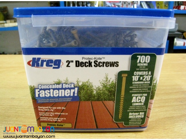 KREG SDK-C2W-700 2-Inch, #8 Coarse, Deck Screw, 700 Count
