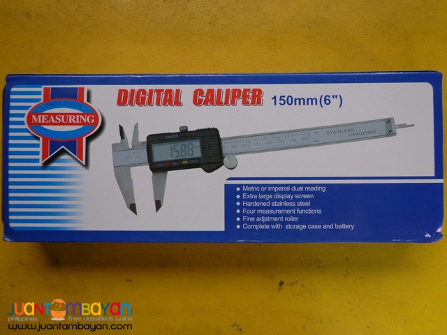 digital caliper 6 inches vernier for motorcycle and automotive use