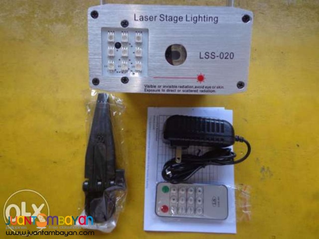 laser stage disco light with led power light