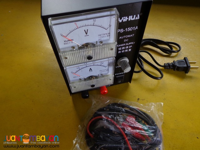 dc analog variable regulated power supply 1 amp 12 volts