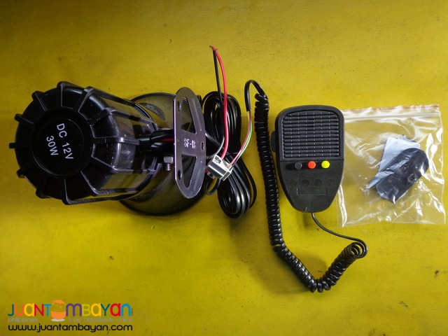 car motorcycle 3 tone electronic siren with mic