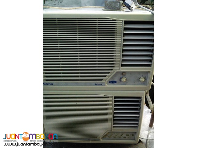 carrier aircon window type 1.5hp to 2hp