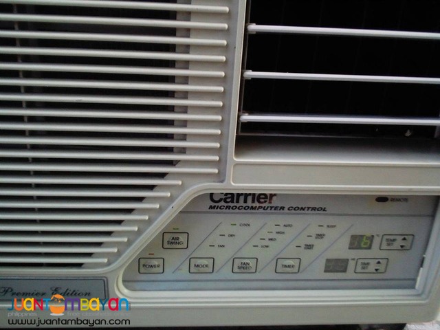 carrier aircon window type 1.5hp to 2hp