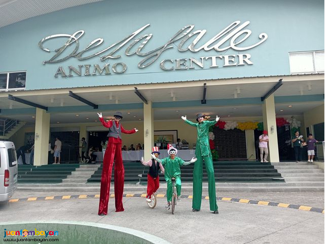 Unicyclist, roaming performers, Family day, School event, mall show