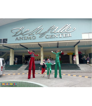 Unicyclist, roaming performers, Family day, School event, mall show