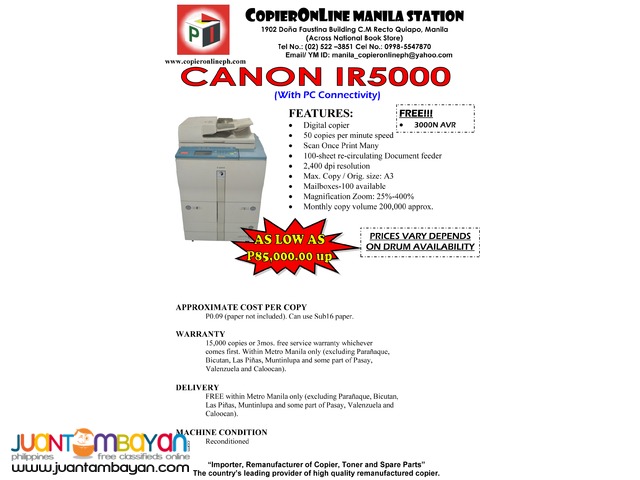 CANON IR5000I SCANNER DESCARGAR CONTROLADOR CANON IR5000I SCANNER WINDOWS 7 DRIVERS DOWNLOAD (2019)
