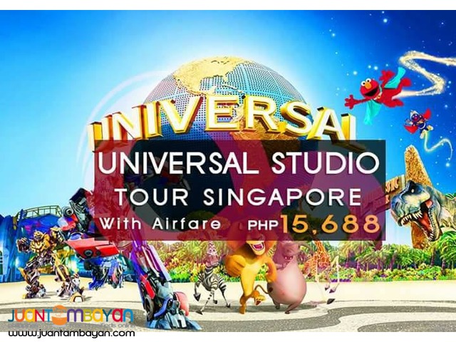 3D2N Singapore with City Tour + Universal Studio Tour + Airfare