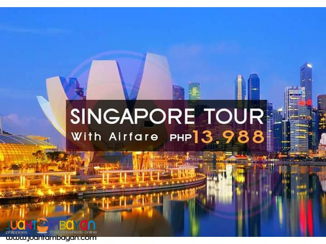 4D3N Singapore with City Tour + Airfare