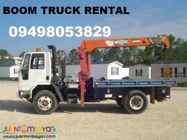 Boom truck for rent