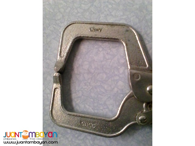 Nicholson Locking C-Clamp with Regular Tips