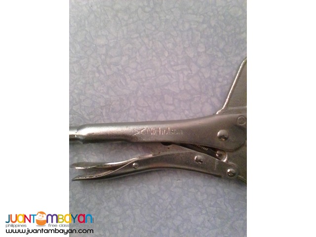 Nicholson Locking C-Clamp with Regular Tips