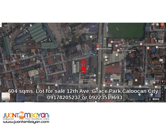 caloocan city commercial industrial lot for sale near monumento