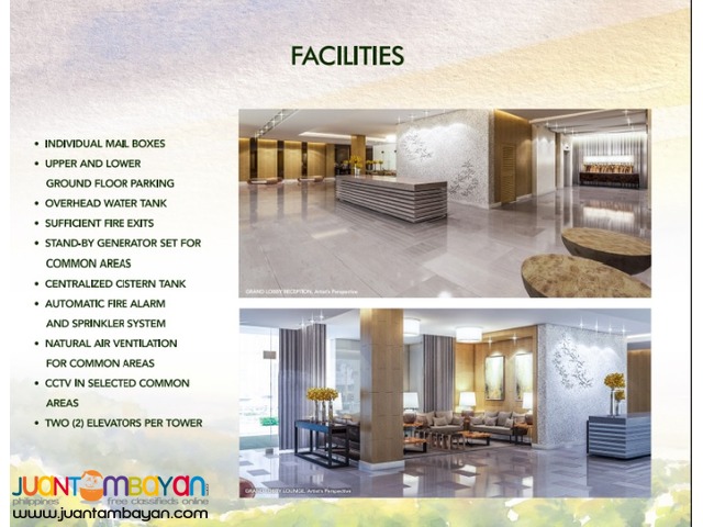 VINE Residences @ SM Novaliches 2 Bedroom Units - only 7,030/month 