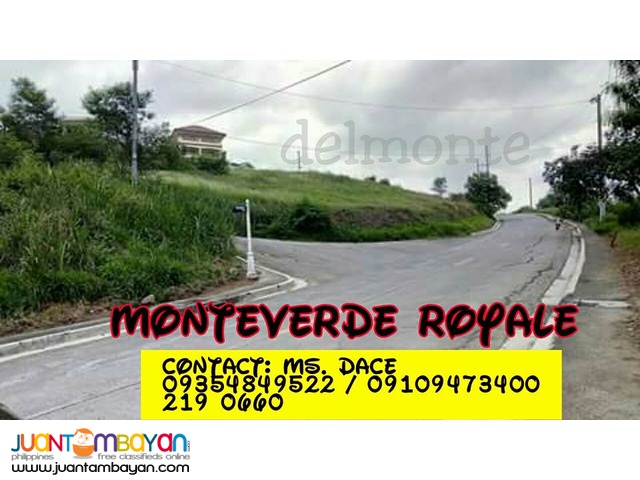 LOT FOR SALE AT MONTEVERDE ROYALE, AN OVERLOOKING PLACE IN TAYTAY