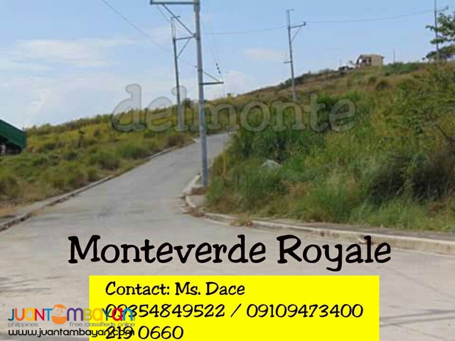 LOT FOR SALE AT MONTEVERDE ROYALE, AN OVERLOOKING PLACE IN TAYTAY