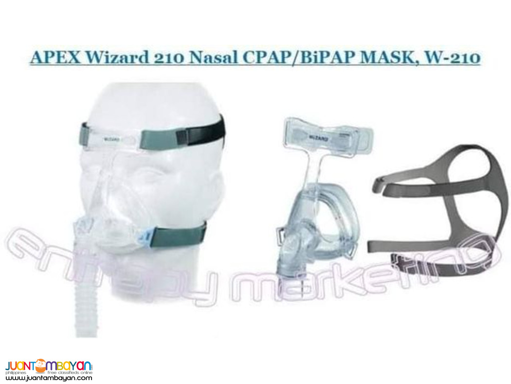 APEX WIZARD 210 NASAL CPAP MASK WITH HEADGEAR US QUALITY