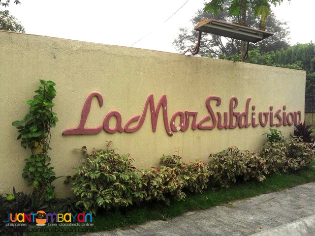 FOR SALE SINGLE DETACHED HOUSE AND LOT AT LAMAR SUBDIVISION
