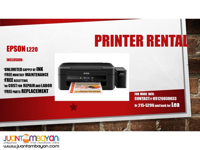 PRINTER RENTAL PRINTER RENTAL
