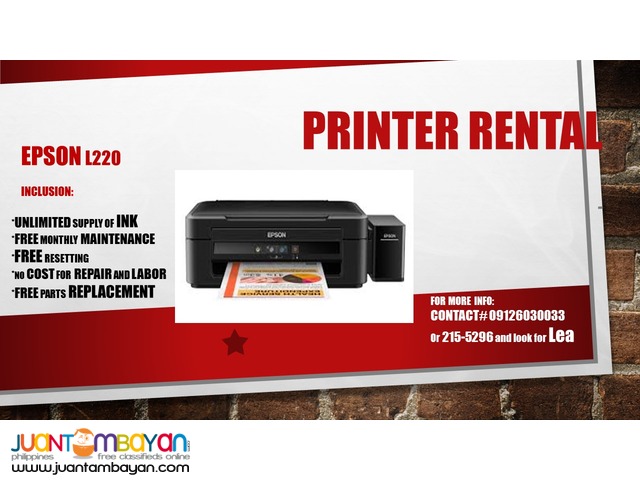 PRINTER RENTAL