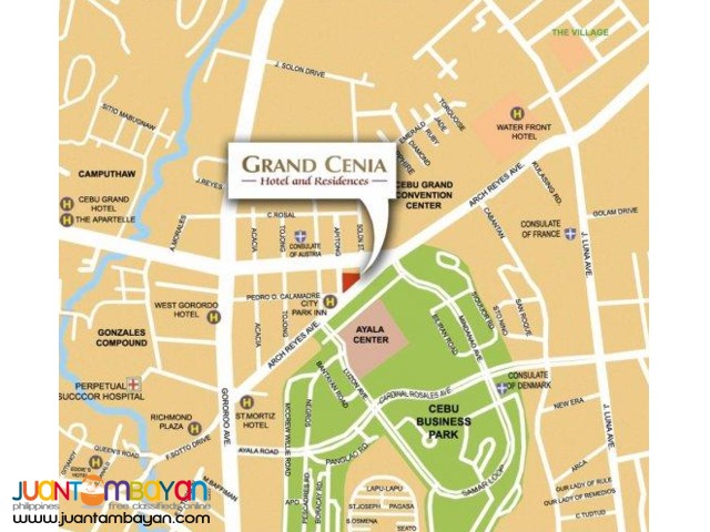 2 Bedrms Grand Cenia Residential Condotel Cebu City.