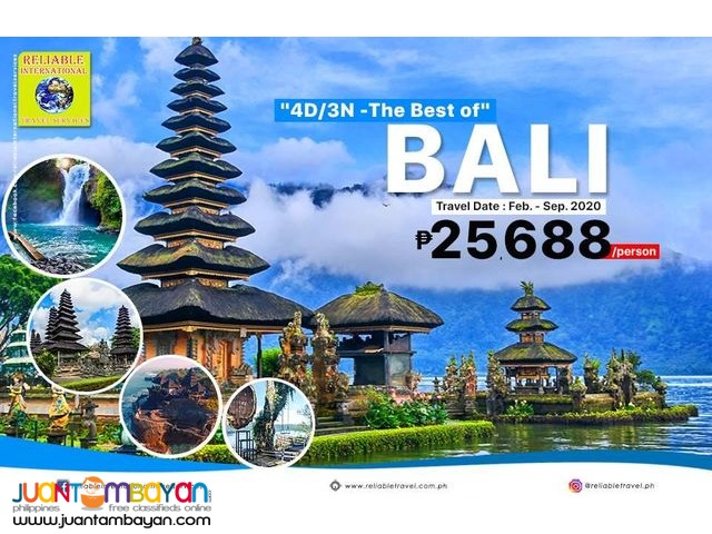 5D4N Bali Tour Package with Airfare