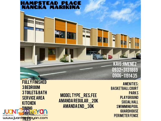 hampstead place nangka marikina with complete amenities