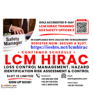 SO3 LCM Loss Control Management HIRAC DOLE Accredited SO3 Training