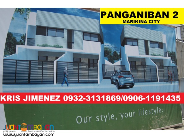 PANGANIBAN TOWNHOMES 2 for sale marikina city