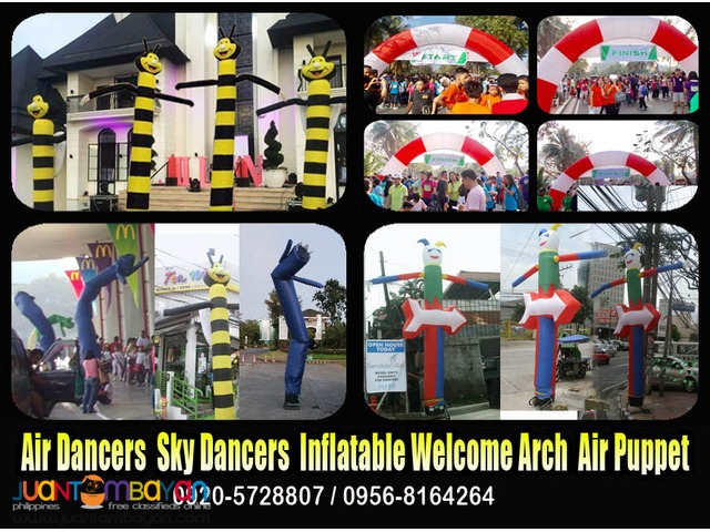 INFLATABLE WELCOME ARCH for fan run