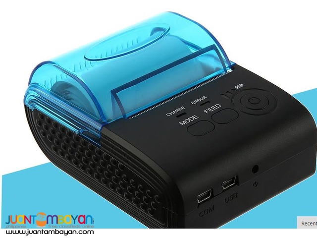 Bluetooth Mini Portable Thermal POS Printer 58mm Android and IOS