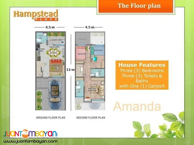 HOUSE AND LOT FOR SALE HAMPSTEAD NANGKA WITH COMPLETE AMENITIES