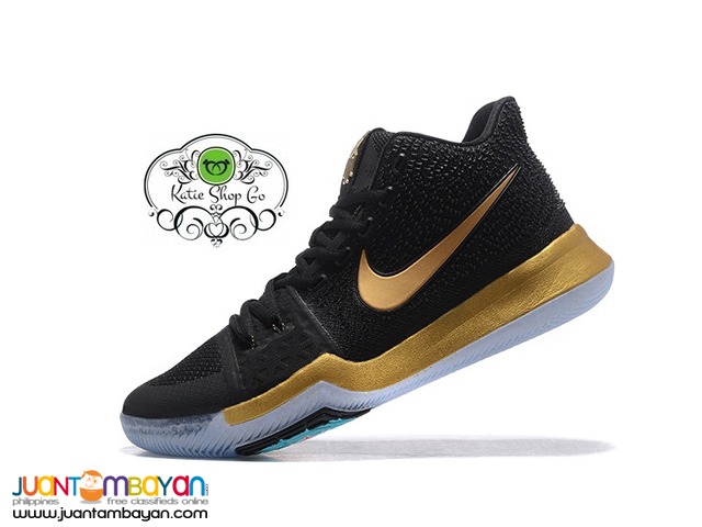 Nike Kyrie 3 MENS Basketball Shoes - Black Gold