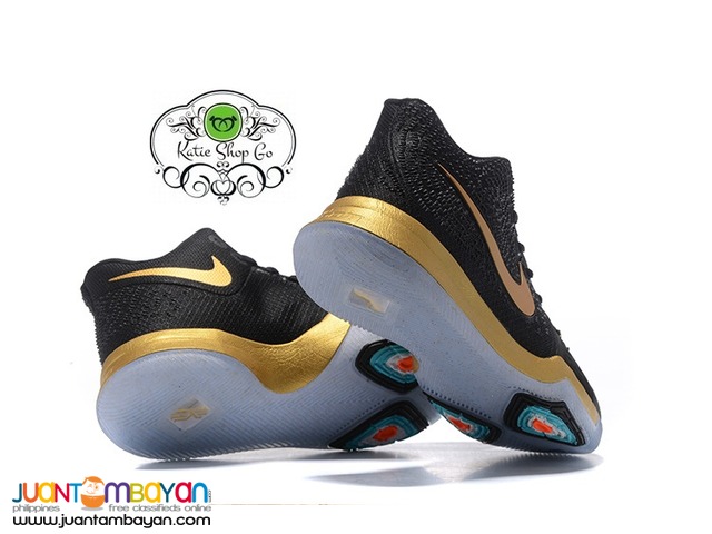 Nike Kyrie 3 MENS Basketball Shoes - Black Gold