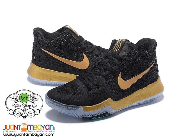 Nike Kyrie 3 MENS Basketball Shoes - Black Gold