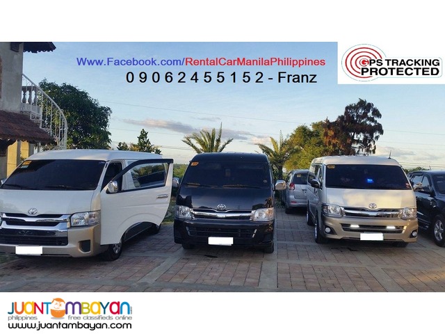 Van for Rent Toyota Grandia GL with Official Receipt 