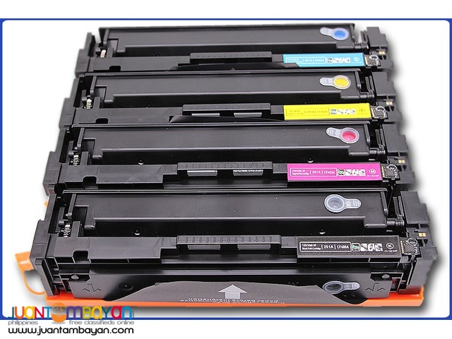 HP toner colored CF401A 201 for sale compatible