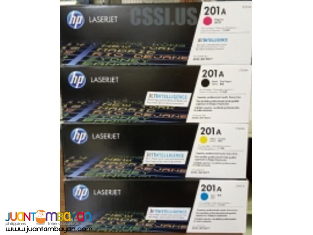 HP toner colored CF401A 201 for sale compatible