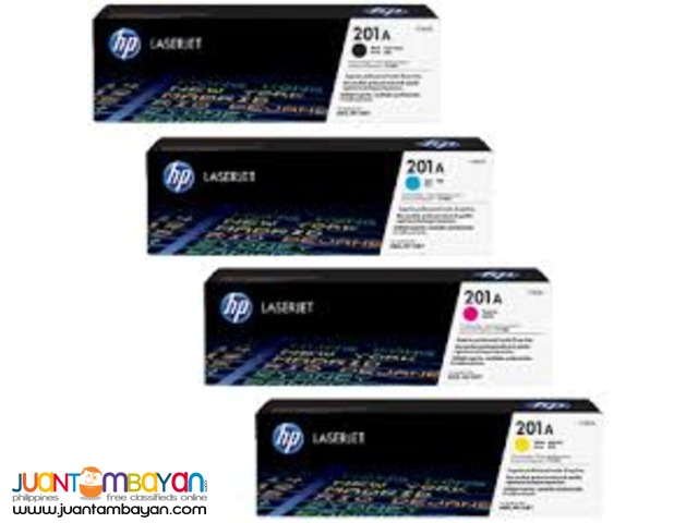 HP toner colored CF401A 201 for sale compatible