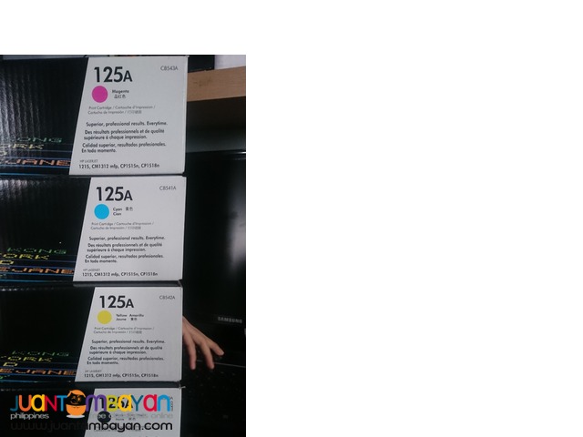 HP toner colored HP125A CB541A for sale compatible