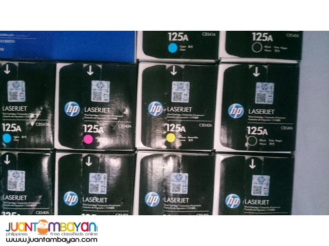 HP toner colored HP125A CB541A for sale compatible