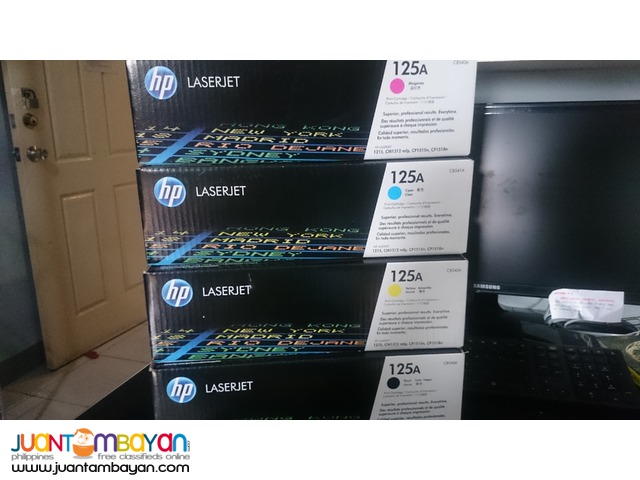 HP toner colored HP125 CB542A for sale compatible