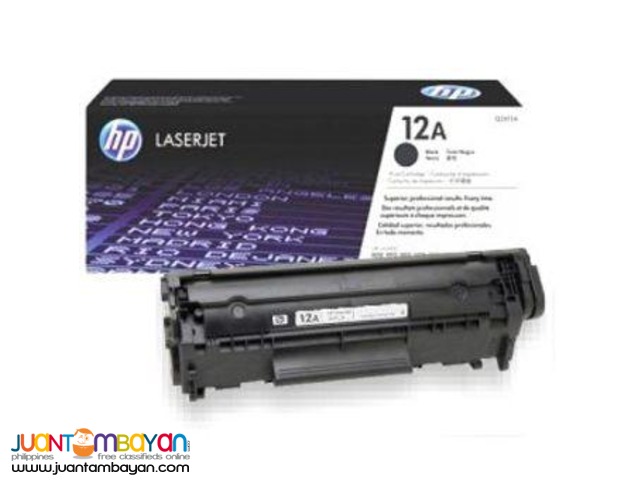 Available Brand New HP Toner Laserjet Cartridge Q2612A