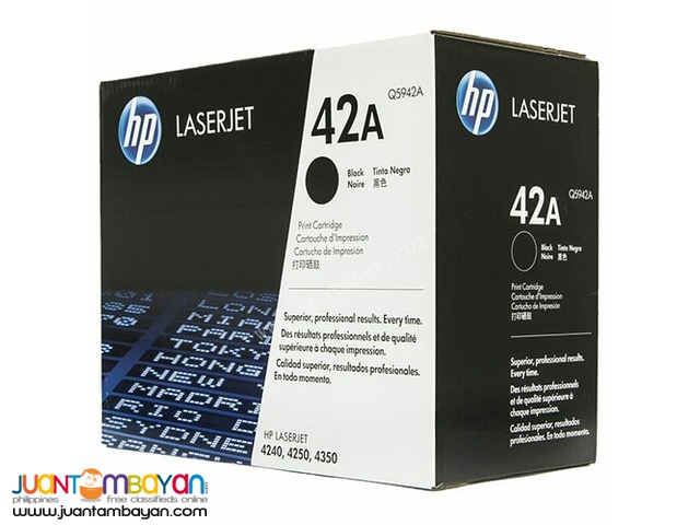 Available Brand New HP Toner Laserjet Cartridge Q5942A