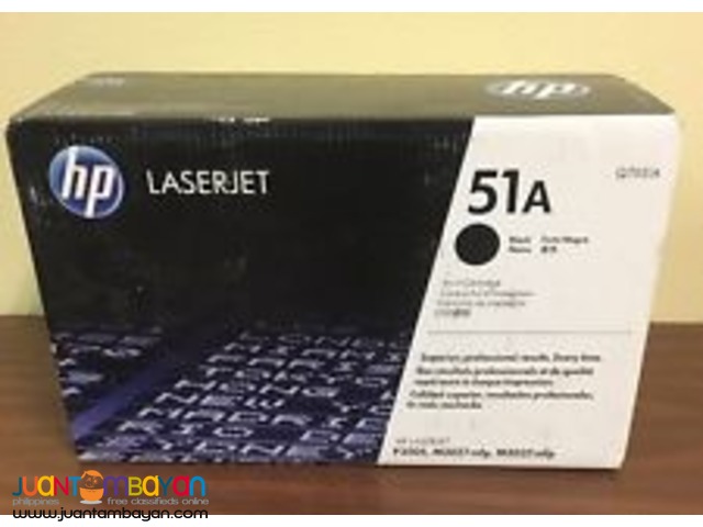 Available Brand New HP Toner Laserjet Cartridge Q7551A