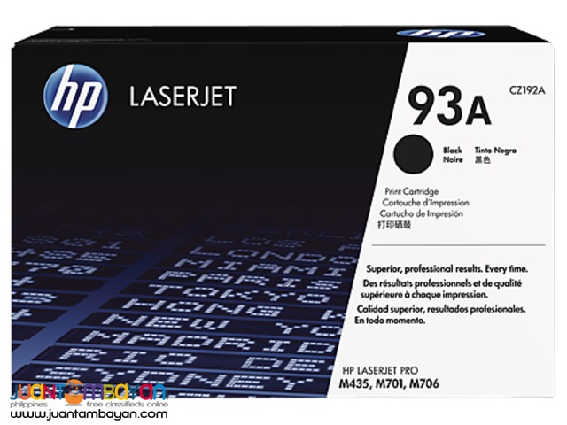 Avialable Brand New HP Toner Laserjet Cartridge 93A