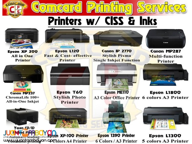 Epson XP-200 with CISS 3 in 1 and INK