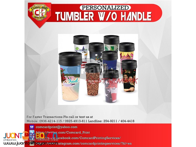 TUMBLER WITHOUT HANDLE