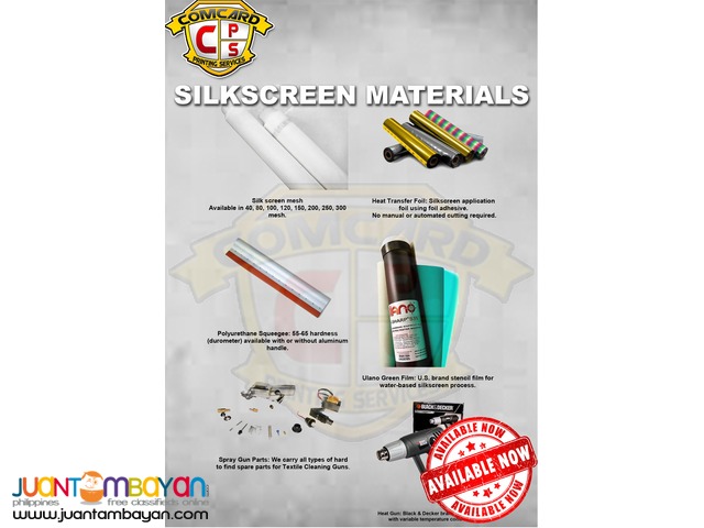 Silkscreen Materials