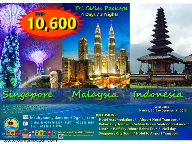 tri city tour package 2023 price